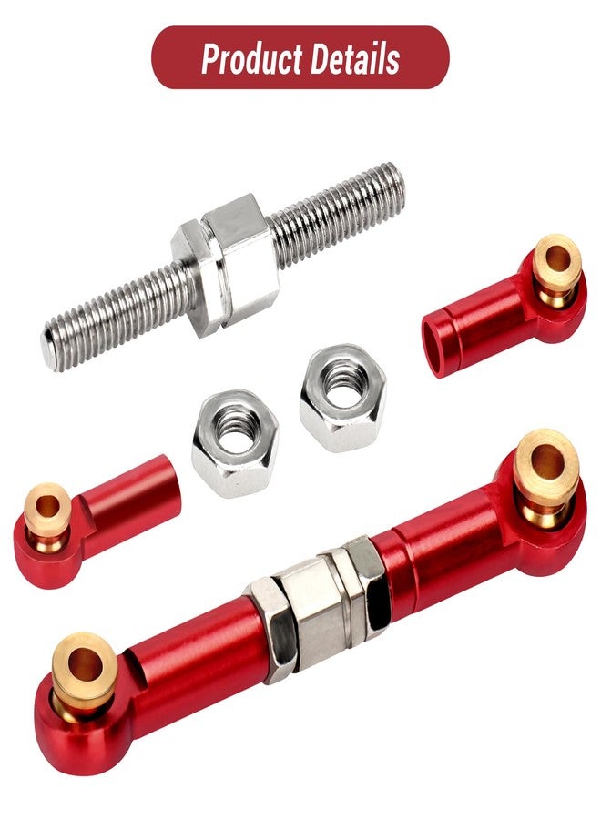 daitoku Metal Steering Rod Servo Linkages Turnbuckle for MJX Hyper Go H16BM H16GT H16DR 16207 16208 16209 16210 1/16 RC Car Upgrade Parts - Image 4